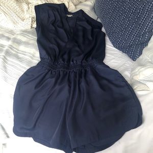 J Crew Navy One Piece Shorts Romper